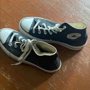 Converse Black and White Low-Top Sneakers Classic Canvas Design